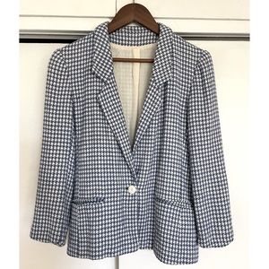 Vintage Gingham Blazer